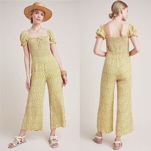 Faithfull the Brand Della Smocked Jumpsuit